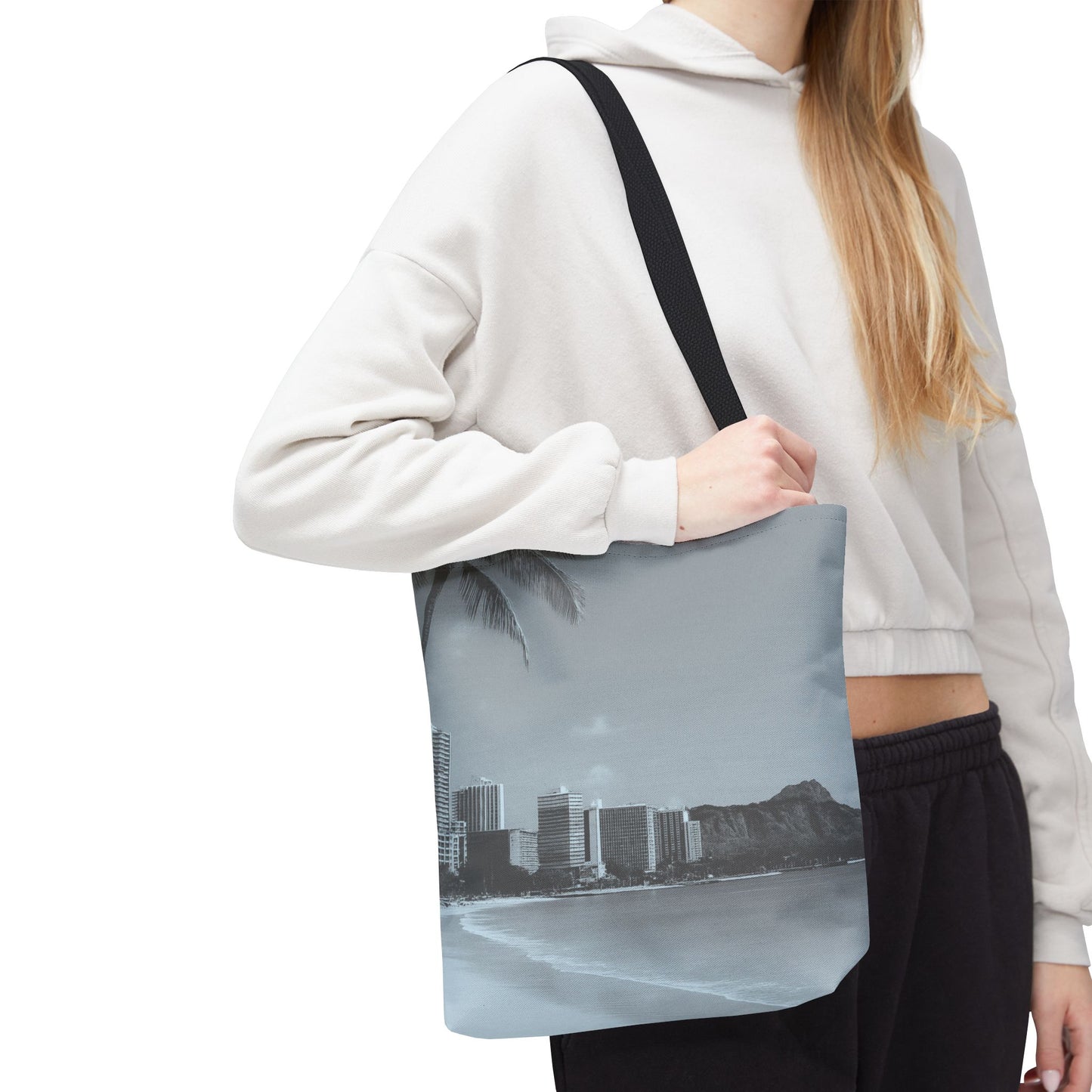 Mili Mili Photo Tote – Monochrome Diamond Head