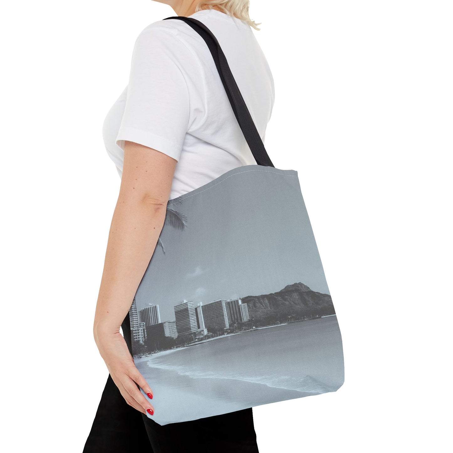 Mili Mili Photo Tote – Monochrome Diamond Head