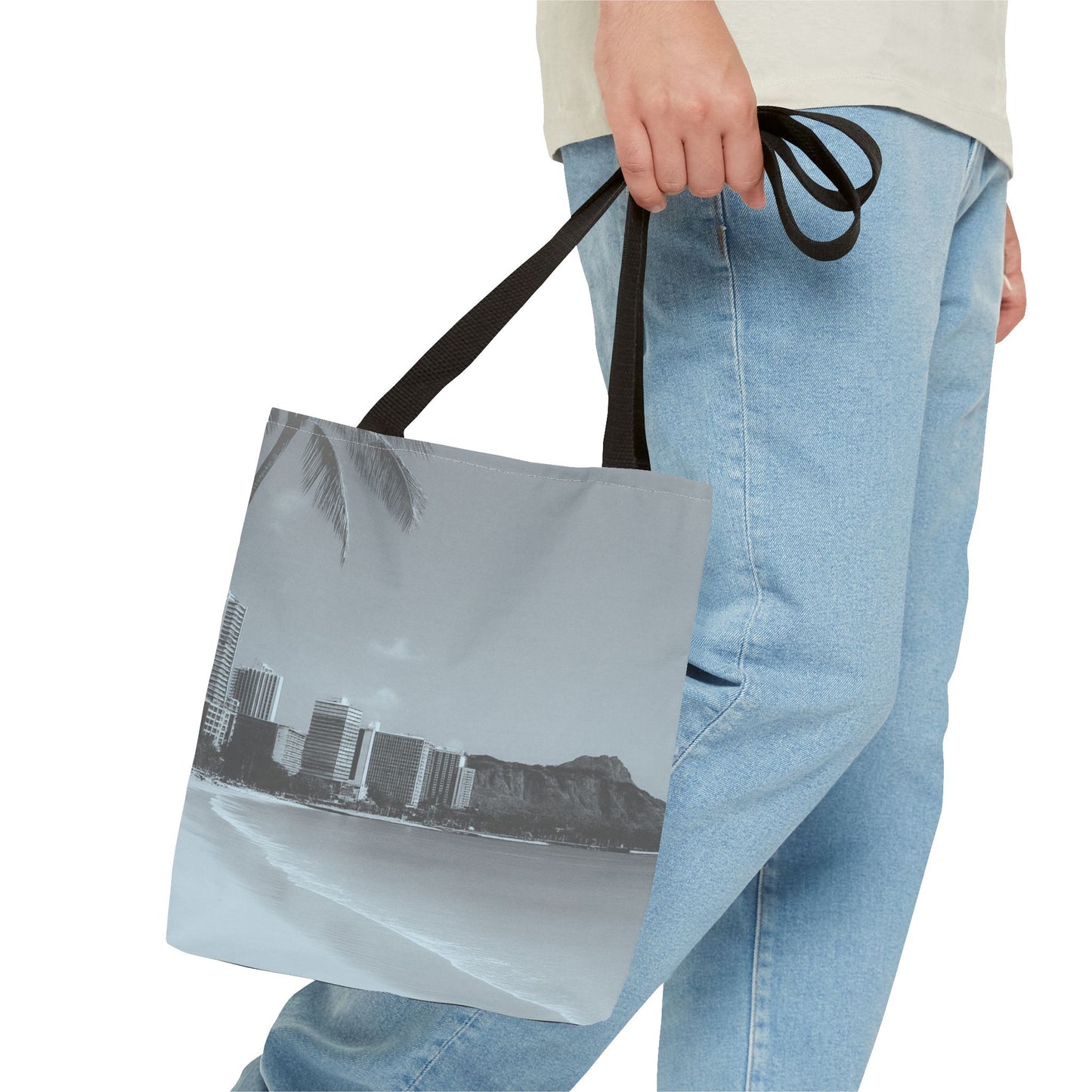 Mili Mili Photo Tote – Monochrome Diamond Head