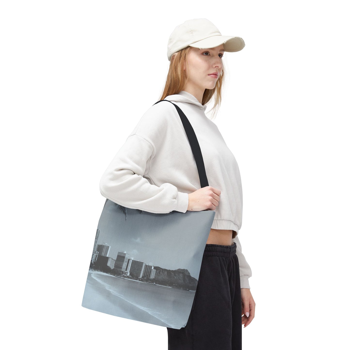 Mili Mili Photo Tote – Monochrome Diamond Head