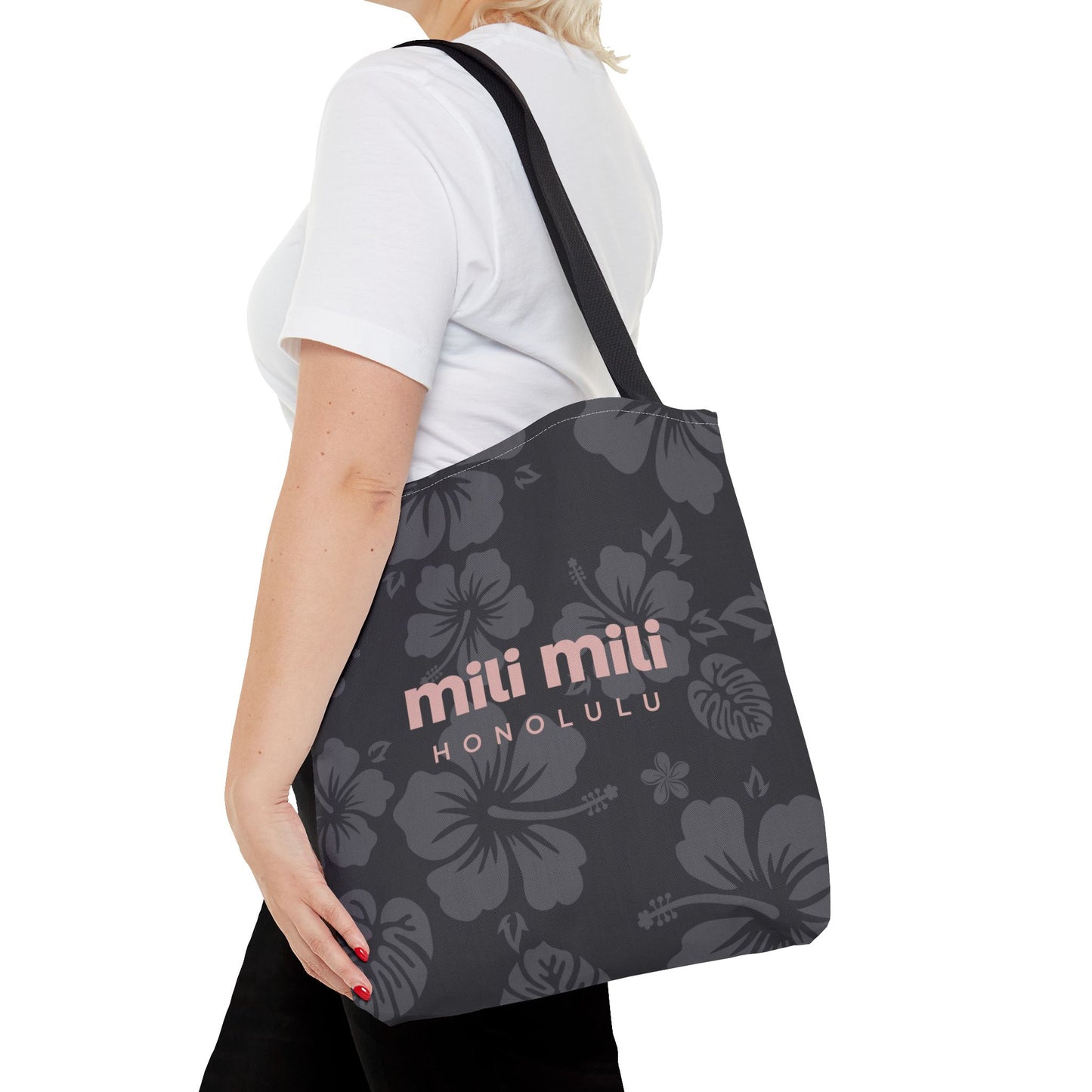 Day Tote - Hibiscus Noir