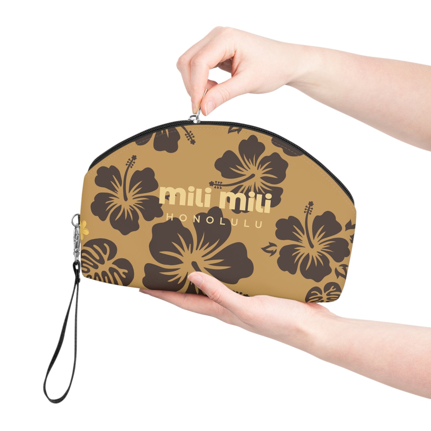 Mili Mili Pouch – Mocha Hibiscus