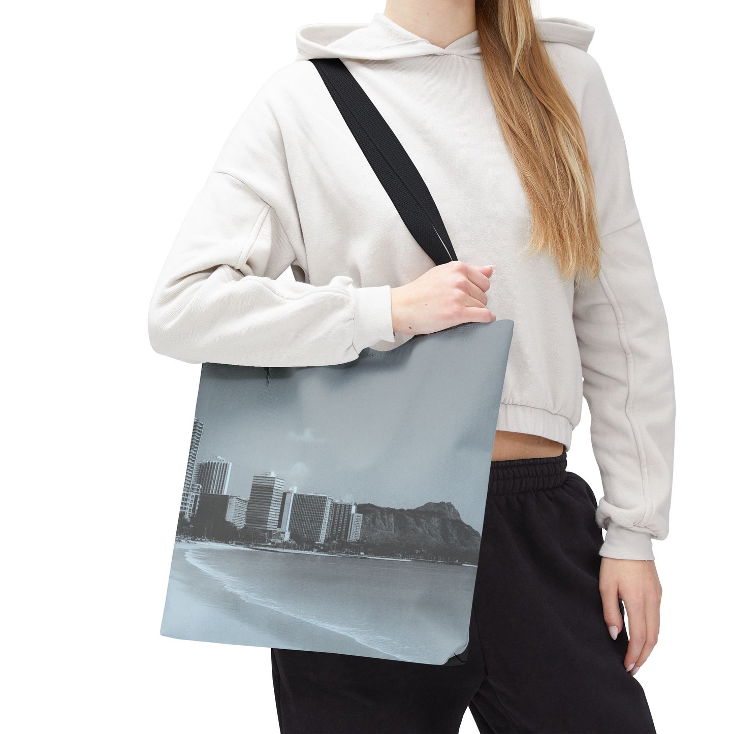 Mili Mili Photo Tote – Monochrome Diamond Head
