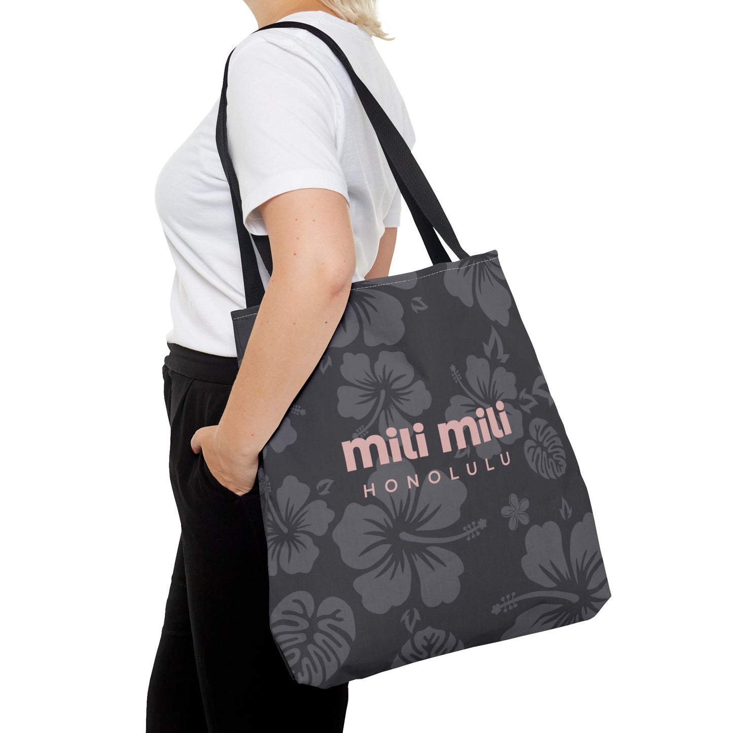 Day Tote - Hibiscus Noir