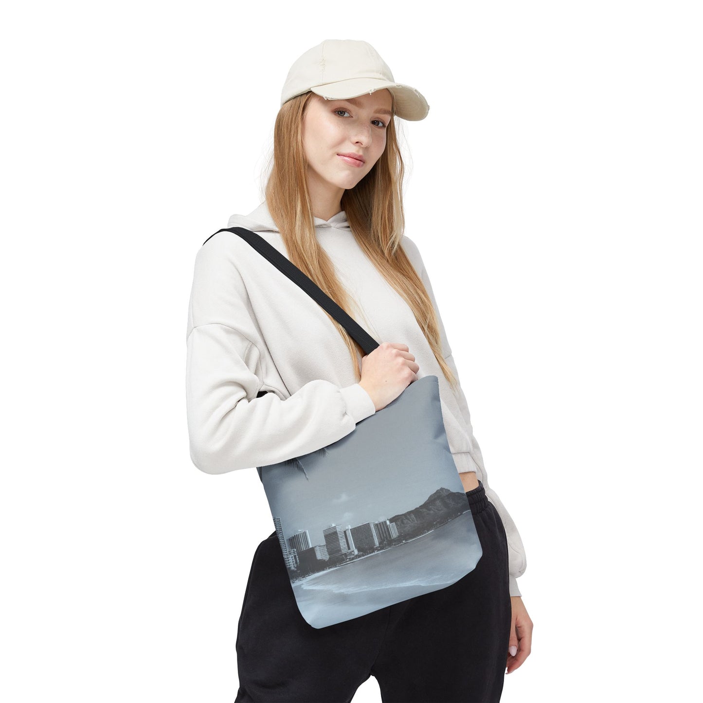Mili Mili Photo Tote – Monochrome Diamond Head