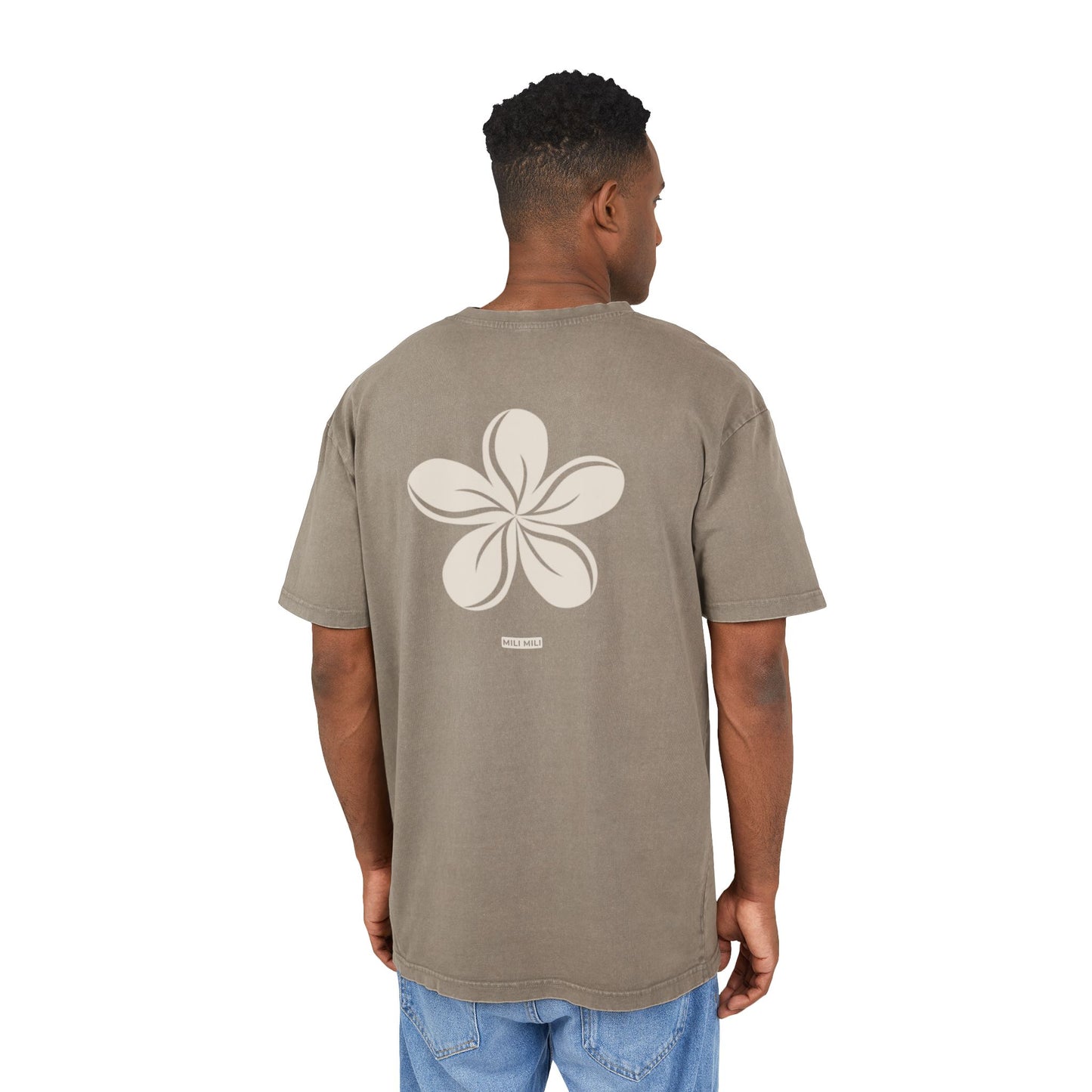Aloha Men's Acid Washed Heavy Oversize Tee