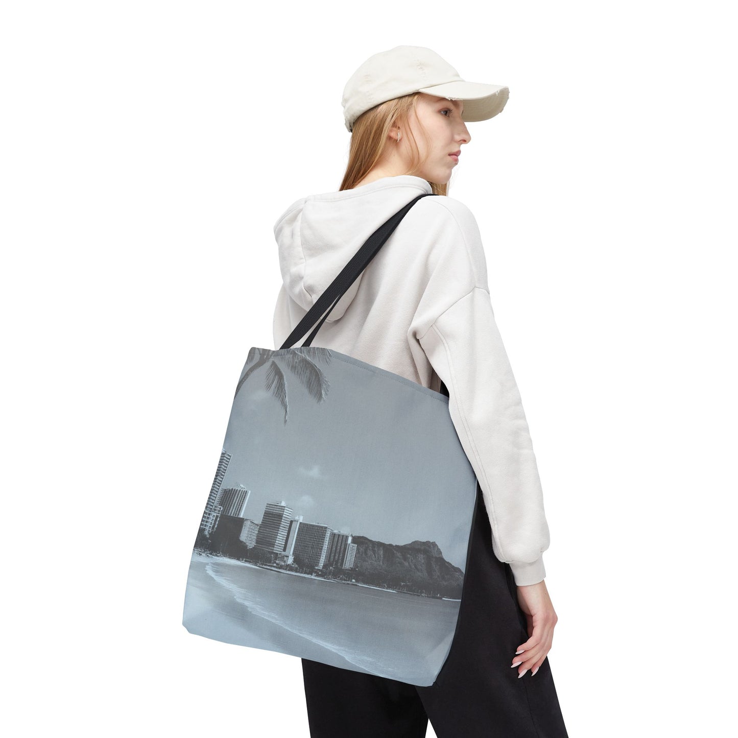 Mili Mili Photo Tote – Monochrome Diamond Head