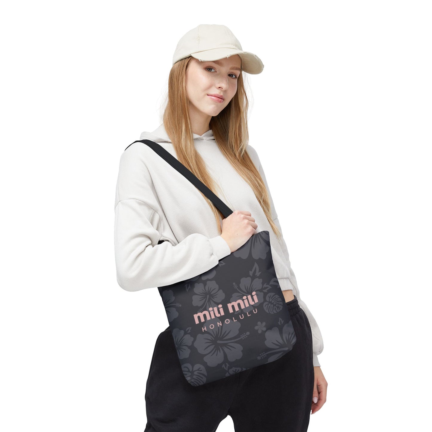 Day Tote - Hibiscus Noir