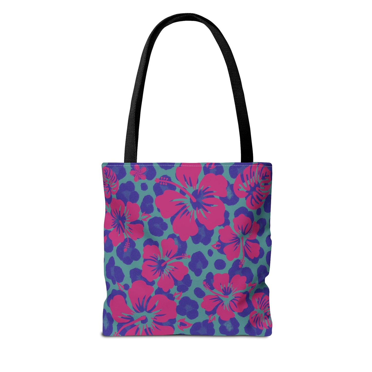 Day Tote - Blue Leopard Hibiscus