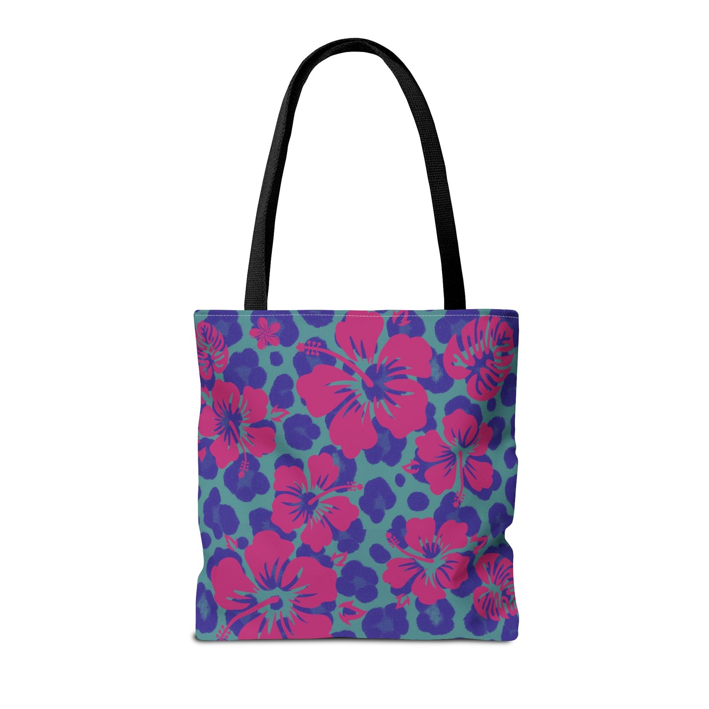 Day Tote - Blue Leopard Hibiscus