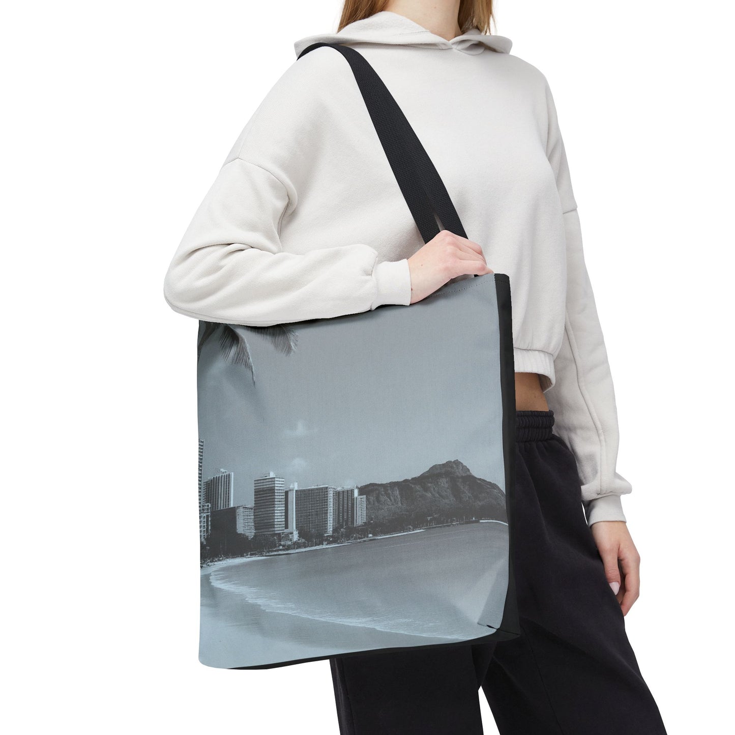 Mili Mili Photo Tote – Monochrome Diamond Head